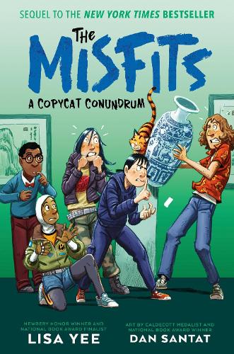 Паперова книга «A Copycat Conundrum (The Misfits)», авторів Ден Сантат, Ліза Йі - фото №1