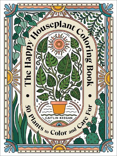 Паперова книга «The Happy Houseplant Coloring Book», автор Кейтлін Кіган - фото №1