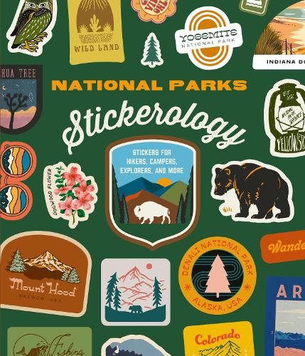 Бумажная книга «National Parks Stickerology: Stickers for Hikers, Campers, Explorers, and More: Stickers for Journals, Water Bottles, Laptops, Planners, and Smartphones», автор Поттер Гифт - фото №1