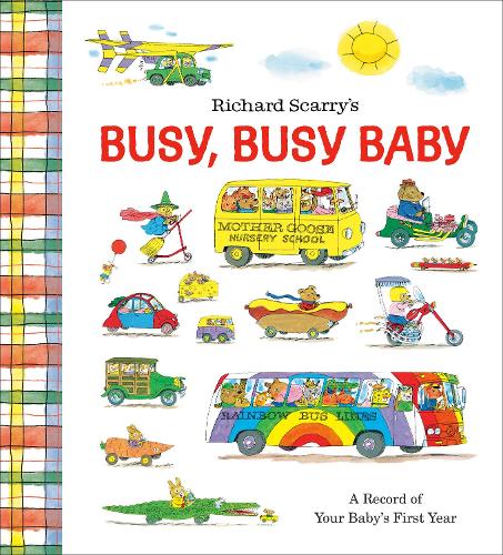Паперова книга «Richard Scarry's Busy, Busy Baby: A Record of Your Baby's First Year: Baby Book with Milestone Stickers», автор Річард Скаррі - фото №1