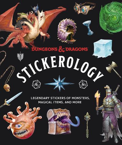 [object Object] «Dungeons & Dragons Stickerology: Legendary Stickers of Monsters, Magical Items, and More: Stickers for Journals, Water Bottles, Laptops, Planners, and More», автор Офіційна ліцензія Dungeons & Dragons - фото №1