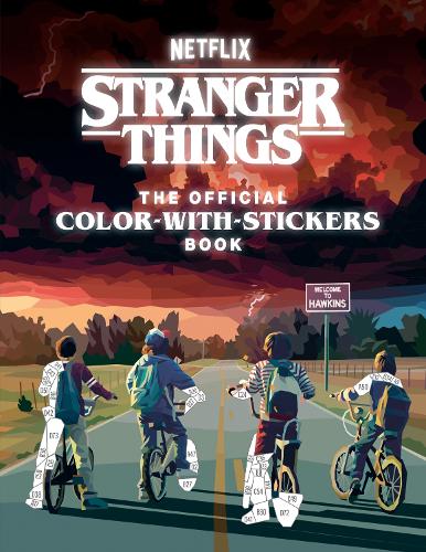 Паперова книга «Stranger Things: The Official Color-with-Stickers Book», автор Random House Worlds - фото №1