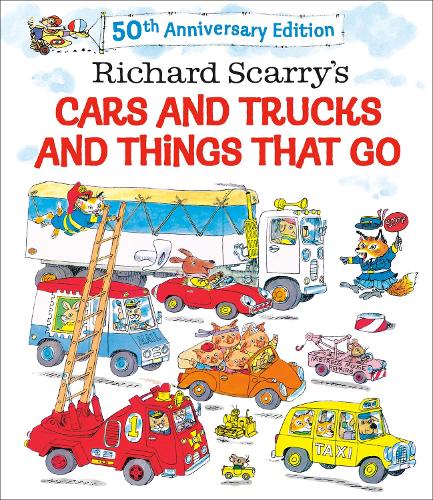 Бумажная книга «Richard Scarry's Cars and Trucks and Things That Go: 50th Anniversary Edition», автор Ричард Скарри - фото №1