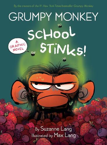 Паперова книга «Grumpy Monkey School Stinks!: A Graphic Novel», авторів Макс Ланг, Сюзанна Ленг - фото №1