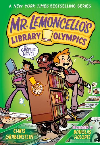 Паперова книга «Mr. Lemoncello's Library Olympics: The Graphic Novel», авторів Кріс Грабенстейн, Дуглас Холгейт - фото №1