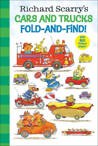Бумажная книга «Richard Scarry's Cars and Trucks Fold-and-Find!», автор Ричард Скарри - фото №1