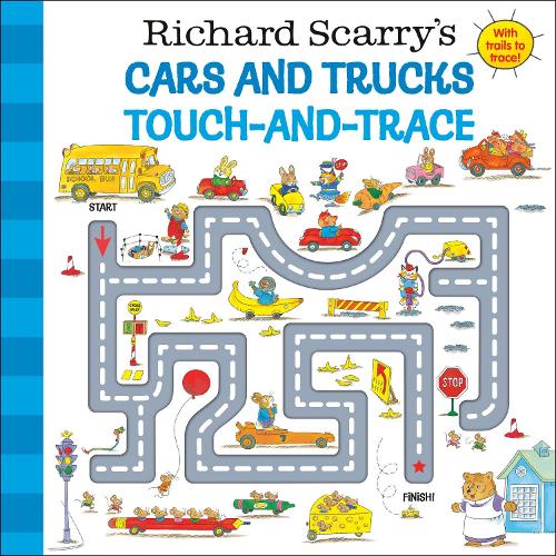 Бумажная книга «Richard Scarry's Cars and Trucks Touch-and-Trace», автор Ричард Скарри - фото №1