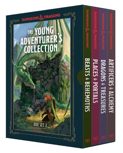 Бумажная книга «The Young Adventurer's Collection Box Set 2 (Dungeons & Dragons 4-Book Boxed Set): Beasts & Behemoths, Dragons & Treasures, Places & Portals, Artificers & Alchemy», авторов Джим Зуб, Стейси Кинг - фото №1