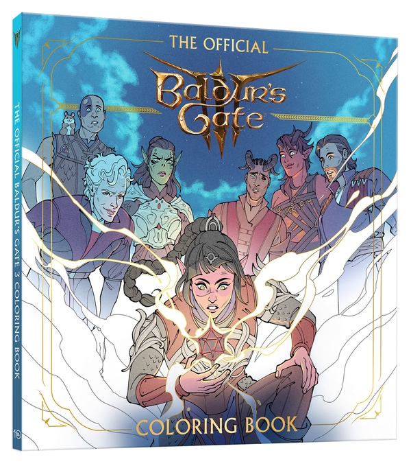 Бумажная книга «The Official Baldur's Gate 3 Coloring Book», авторов Джеки Кинг, Официальная лицензия Dungeons & Dragons - фото №1