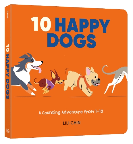 Paper book «Ten Happy Dogs: A Counting Adventure from 1-10», author Lily Chin - фото №1