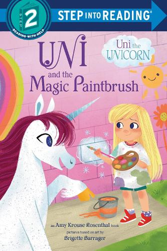 Паперова книга «Uni and the Magic Paintbrush», авторів Емі Круз Розенталь, Бріґетт Барраґер - фото №1
