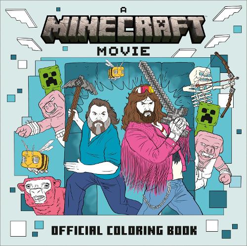 Бумажная книга «A Minecraft Movie Official Coloring Book», автор Mojang AB - фото №1