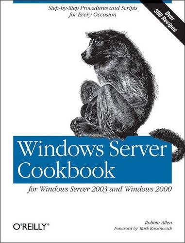 [object Object] «Windows Server Cookbook», автор Роббі Аллен - фото №1