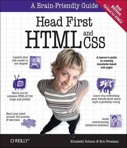 [object Object] «Head First HTML and CSS», автор Элизабет Робсон - фото №1