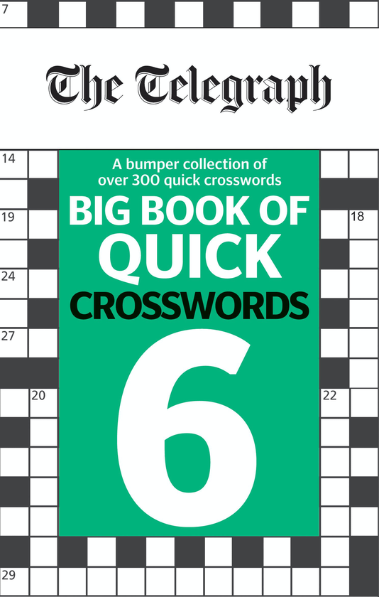 Бумажная книга «The Telegraph Big Book of Quick Crosswords 6» - фото №1