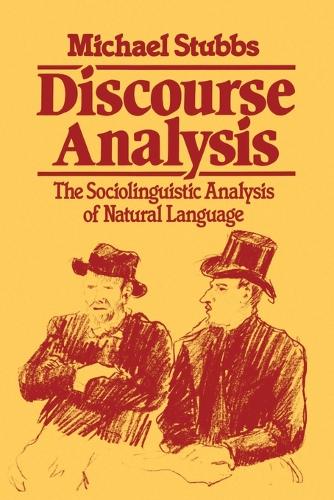 Бумажная книга «Discourse Analysis: The Sociolinguistic Analysis of Natural Language», автор Майкл Стаббс - фото №1