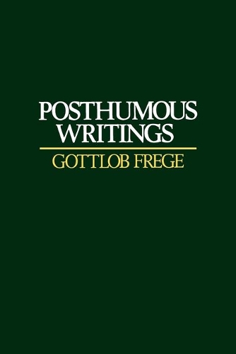 Паперова книга «Posthumous Writings», автор Готлоб Фреге - фото №1