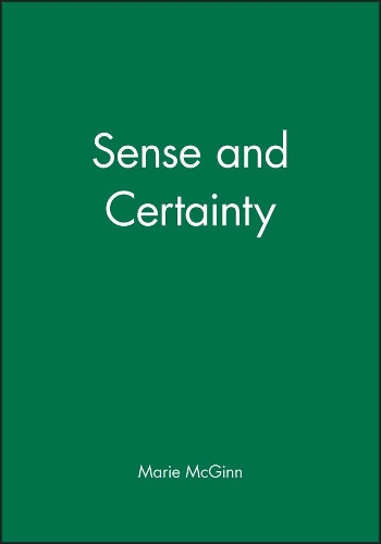 Паперова книга «Sense and Certainty», автор Марі Макгінн - фото №1