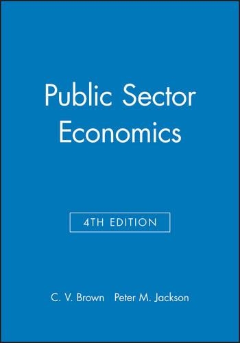 Бумажная книга «Public Sector Economics», авторов К. В. Браун, Питер М. Джексон - фото №1