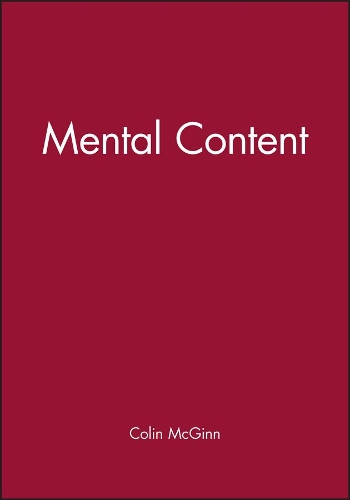 Паперова книга «Mental Content», автор Колін МакГінн - фото №1