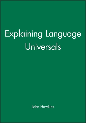 Бумажная книга «Explaining Language Universals», автор Джон Хокинс - фото №1