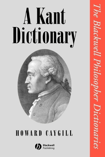 Паперова книга «A Kant Dictionary», автор Говард Кейгілл - фото №1