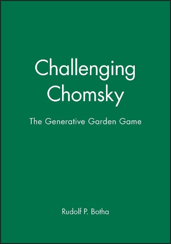 Бумажная книга «Challenging Chomsky: The Generative Garden Game», автор Рудольф П. Бота - фото №1