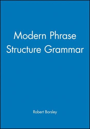 Паперова книга «Modern Phrase Structure Grammar», автор Роберт Борслі - фото №1