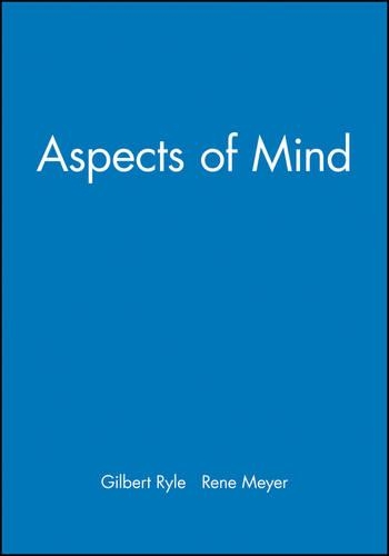 Паперова книга «Aspects of Mind», автор Ґілберт Райл - фото №1