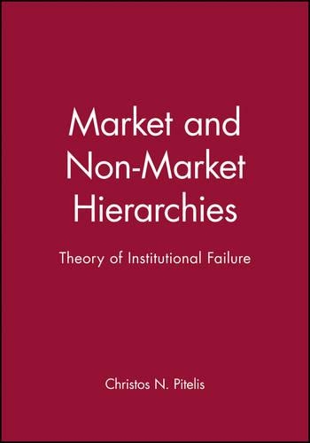 Бумажная книга «Market and Non-Market Hierarchies: Theory of Institutional Failure», автор Христос Н. Пителис - фото №1