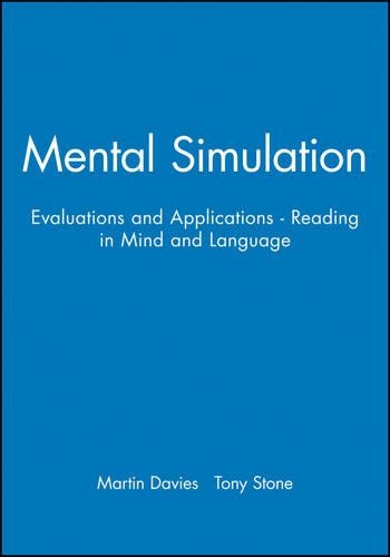 Паперова книга «Mental Simulation: Evaluations and Applications - Reading in Mind and Language», авторів Мартін Девіс, Тоні Стоун - фото №1