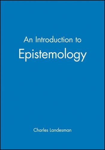 Бумажная книга «An Introduction to Epistemology», автор Чарльз Ландесман - фото №1