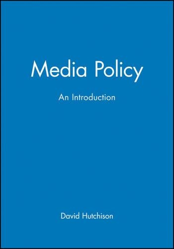 Паперова книга «Media Policy: An Introduction», автор Девід Хатчісон - фото №1