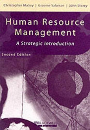 Бумажная книга «Human Resource Management: A Strategic Introduction», авторов Кристофер Мейби, Грэм Саламан, Джон Стоури - фото №1