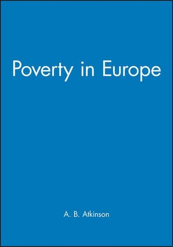 Бумажная книга «Poverty in Europe», автор А. Б. Аткинсон - фото №1