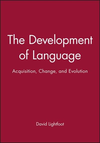 Бумажная книга «The Development of Language: Acquisition, Change, and Evolution», автор Дэвид Лайтфут - фото №1