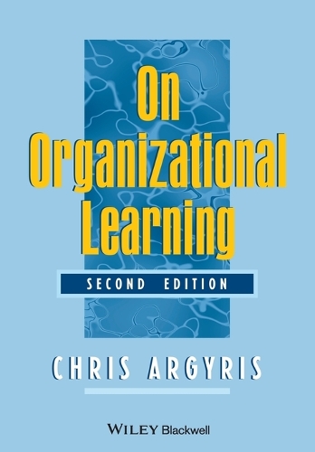 Паперова книга «On Organizational Learning», автор Кріс Аргіріс - фото №1