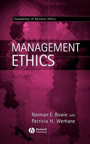 Бумажная книга «Management Ethics», автор Норман Э. Боуи - фото №1