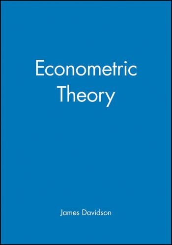 Паперова книга «Econometric Theory», автор Джеймс Девідсон - фото №1