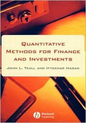 Паперова книга «Quantitative Methods for Finance and Investments», авторів Іфтехар Хасан, Джон Тілл - фото №1