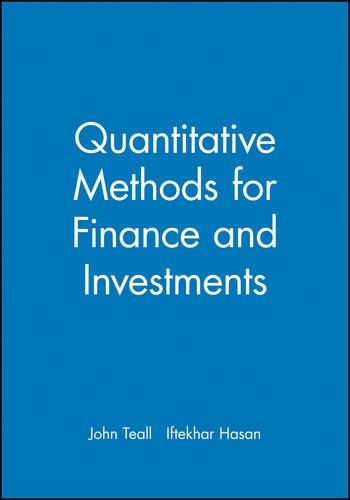 Паперова книга «Quantitative Methods for Finance and Investments», авторів Іфтехар Хасан, Джон Тілл - фото №1