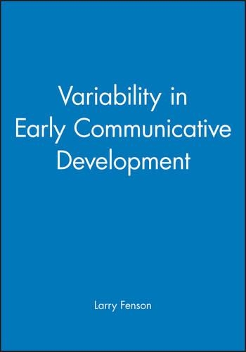 Паперова книга «Variability in Early Communicative Development», автор Ларрі Фенсон - фото №1