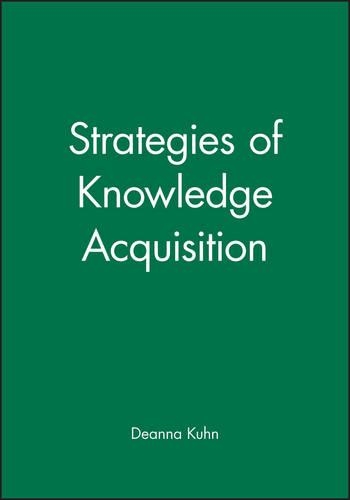 Бумажная книга «Strategies of Knowledge Acquisition», автор Дианна Кун - фото №1