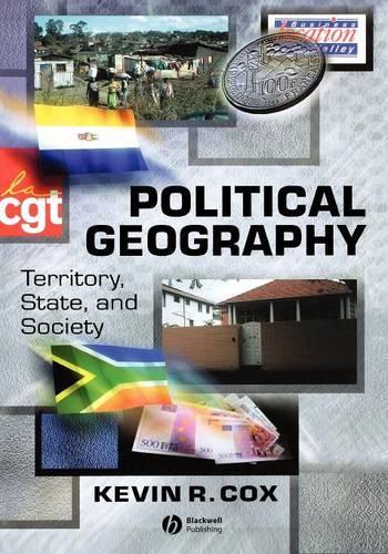 Паперова книга «Political Geography: Territory, State and Society», автор Кевін Р. Кокс - фото №1