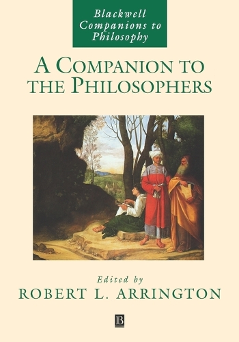 Бумажная книга «A Companion to the Philosophers», автор Роберт Л. Аррингтон - фото №1