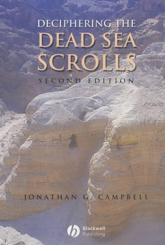 Паперова книга «Deciphering the Dead Sea Scrolls», автор Джонатан Г. Кемпбелл - фото №1