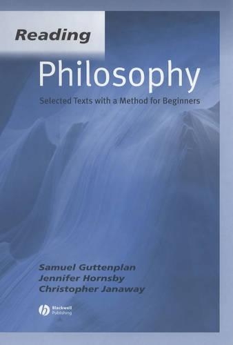 Бумажная книга «Reading Philosophy: Selected Texts with a Method for Beginners», автор Дженнифер Хорнсби - фото №1