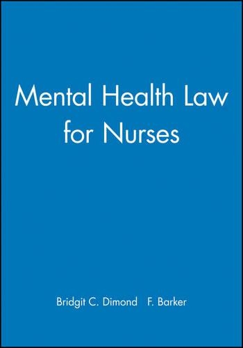 Паперова книга «Mental Health Law for Nurses», авторів Бріджит К. Даймонд, Ф. Баркер - фото №1