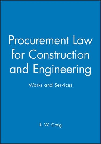 Паперова книга «Procurement Law for Construction and Engineering: Works and Services», автор Р. В. Крейг - фото №1