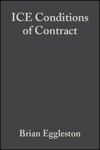 Паперова книга «The ICE Conditions of Contract», автор Брайан Егглстон - фото №1